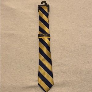New Club Room Blue & Gold Stripe Tie